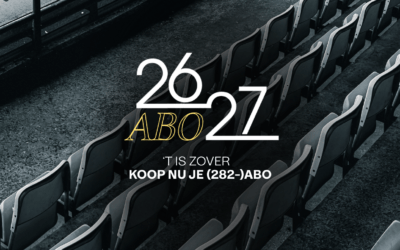 Abonnementencampagne 2026-2027 gestart